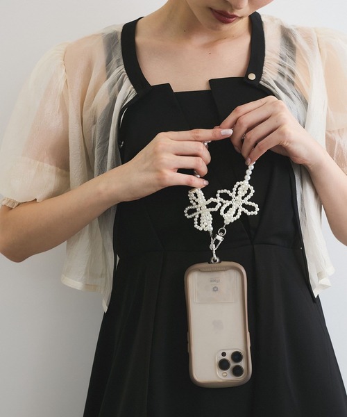 VIS（ビス） ボールフラワーハンドスマホストラップ : ZOZOTOWN Yahoo