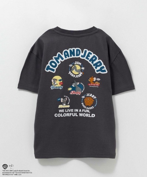 tシャツ TOM＆JERRY ワッペン風バックプリントTシャツ キッズ 子供服