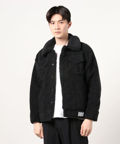 UGGロングコート ブラック UGG Australia（アグオーストラリア） UGG コート ロング アウター