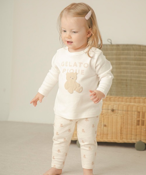 gelato pique（ジェラートピケ） パジャマ 「BABY」ぬいぐるみ柄