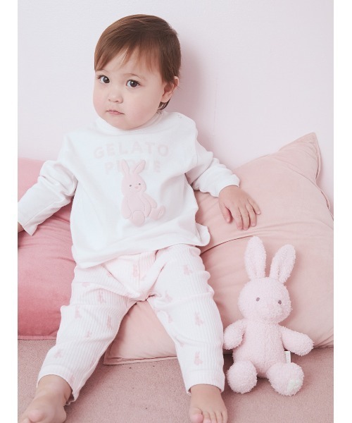 gelato pique（ジェラートピケ） パジャマ 「BABY」ぬいぐるみ柄