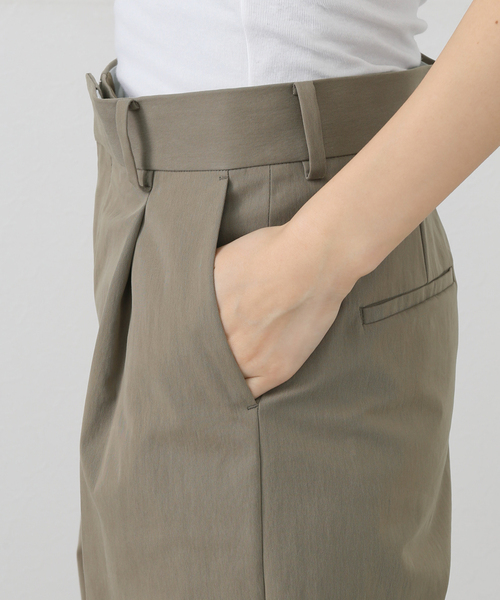 EVERYDAY I LIKE. ワイドパンツ パンツ *コットンナイロンワイドパンツ