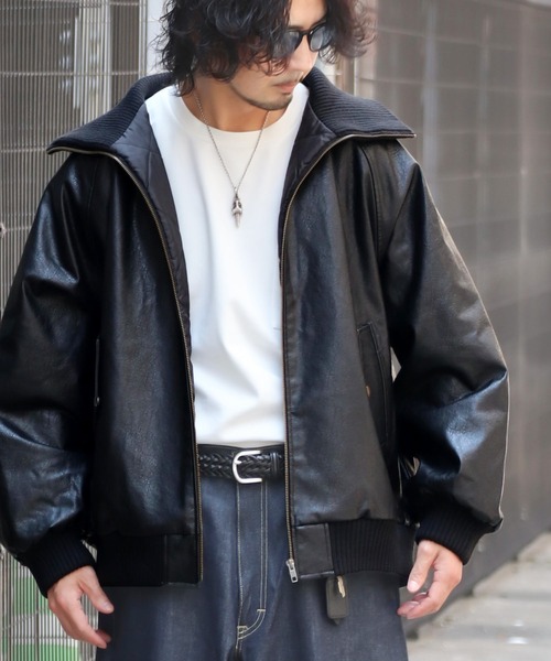 「Java」 ブルゾン MEDIUM ブラック メンズ_画像2