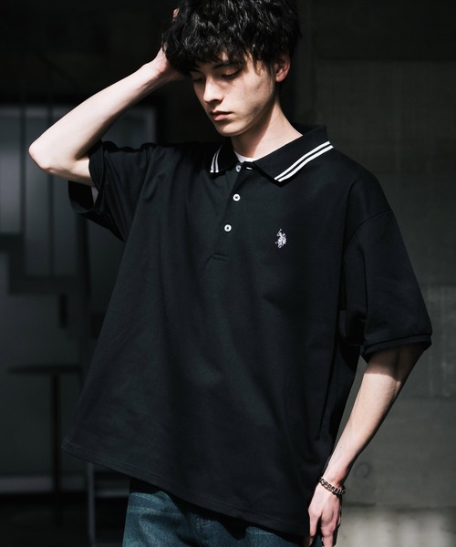 U.S. POLO ASSN.（ユーエスポロアッスン） ポロシャツ 別注コラボ 無地 