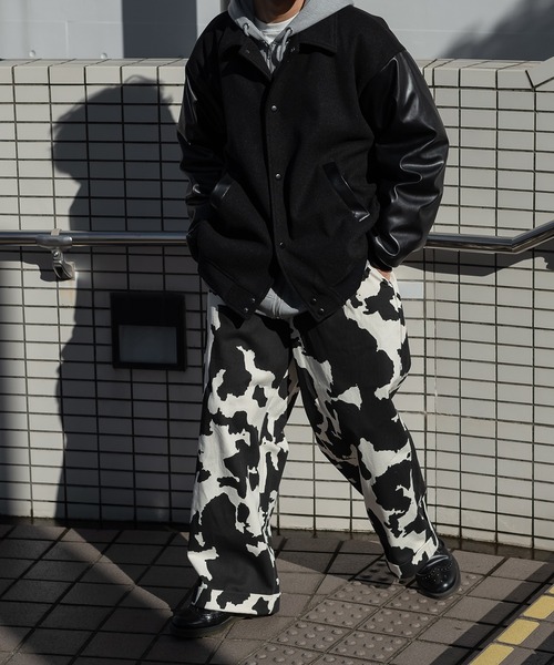 「kutir」 スタジャン LARGE マスタード メンズ_画像2