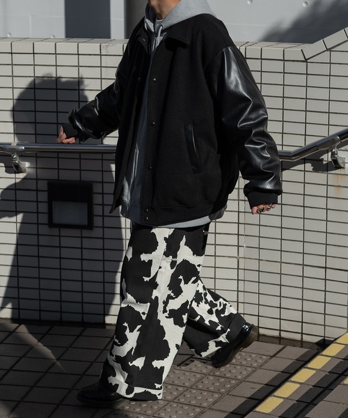 「kutir」 スタジャン LARGE マスタード メンズ_画像4