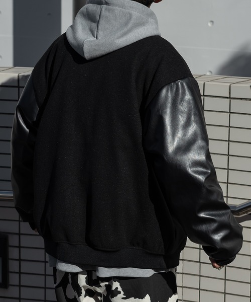 「kutir」 スタジャン LARGE マスタード メンズ_画像9