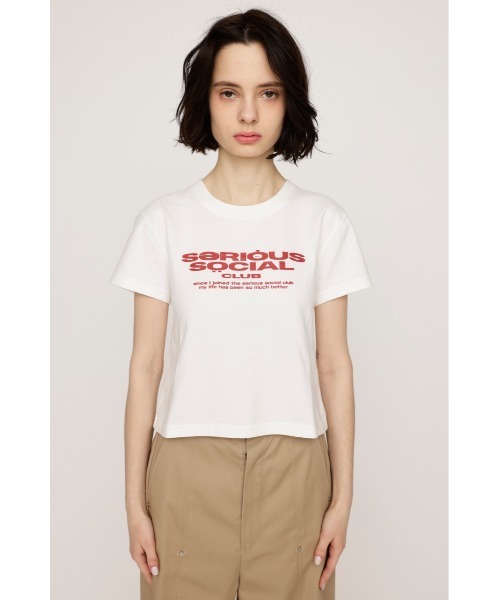tシャツ 「WEB限定」COMPACT PRINT T/SH コンパクト プリント ティーシャツ 半袖 夏服 Tシャツ レディース セール】【My Melody × forksy.】フロント刺繍 コンパクト