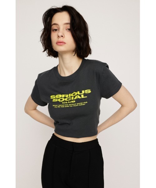 tシャツ 「WEB限定」COMPACT PRINT T/SH コンパクト プリント ティーシャツ 半袖 夏服 Tシャツ レディース SLY tシャツ COMPACT LOGO T/SH コンパクト ロゴ Tシャツ 半袖