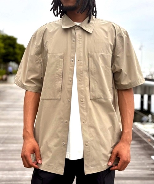 AIGLE（エーグル） シャツ 半袖 吸水速乾性 UVカット ショートスリーブ 