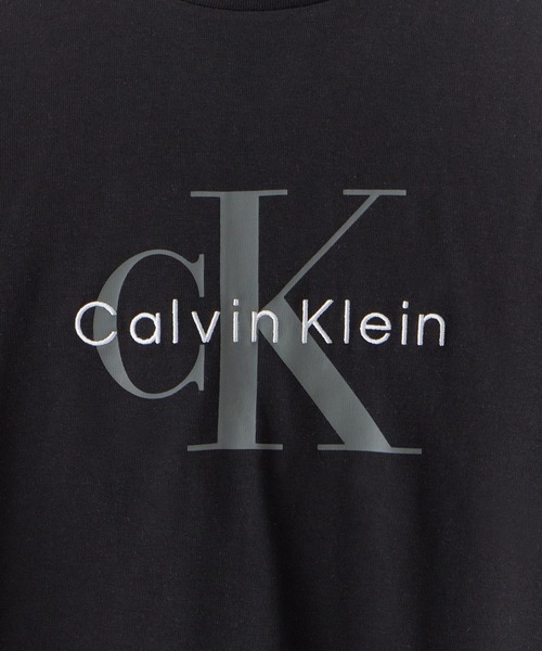 売れ筋商品|||カルバンクライン Tシャツ レディース トップス GRADIENT MONOLOGO TEE - Print T-shirt - black Calvin Klein tシャツ Klein/カルバンクライン SS HERO MONOLOGO