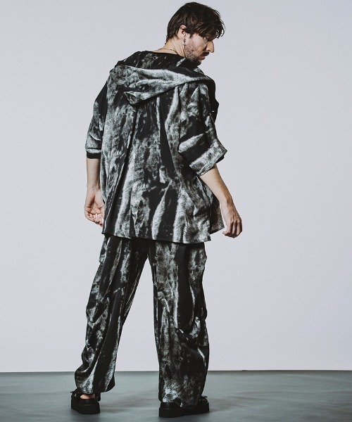 NO ID.（ノーアイディー） パンツ mp13689-チェンジングギャザー