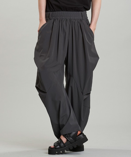 NO ID.（ノーアイディー） パンツ mp13689-チェンジングギャザー