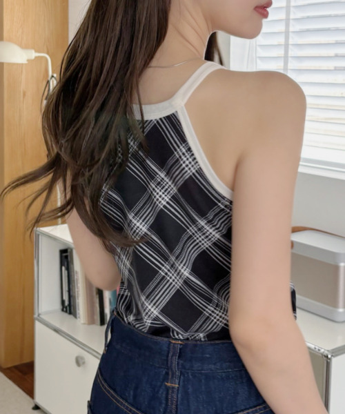 タンクトップ ノースリーブ ポケット付き袖なしクルーネックデニムトップス レディース タンクトップ レディース 女性 大きいサイズ トップス