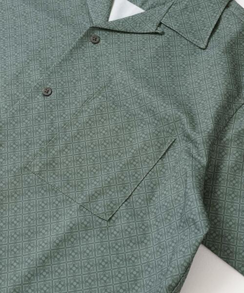 URBAN RESEARCH DOORS シャツ セオアルファアプリントオープン