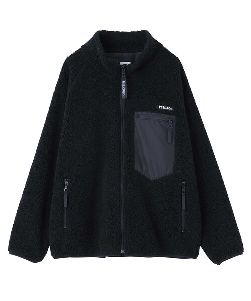 「MILKFED.」 ジップアップブルゾン SMALL ベージュ レディース_画像5