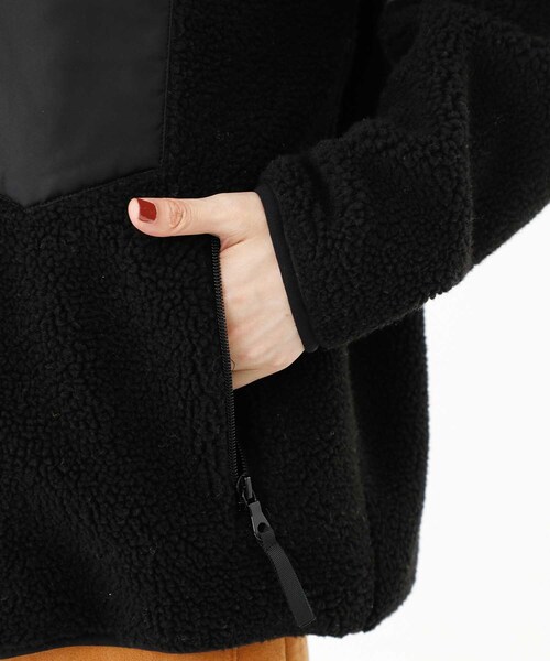 「MILKFED.」 ジップアップブルゾン SMALL ベージュ レディース_画像6