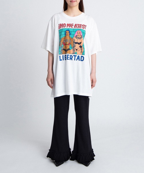PUNYUS（プニュズ） tシャツ 半袖 LIBERTADビッグTシャツ レディース