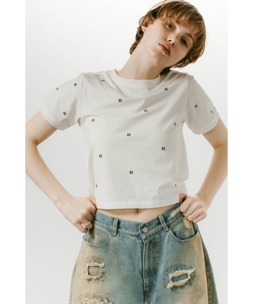 クヌマフ　knuth marf ミニT Knuth Marf tシャツ K motif mini T shirt レディース