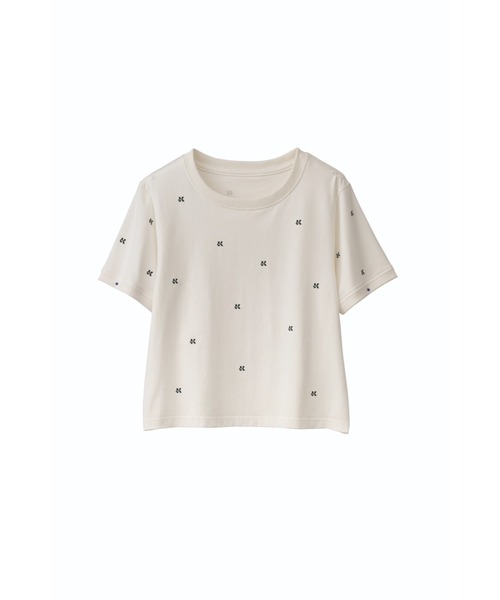 knuth marf K motif mini T shirt ネイビー Knuth Marf - K motif mini T shirt / Kモチーフ ミニTシャツ