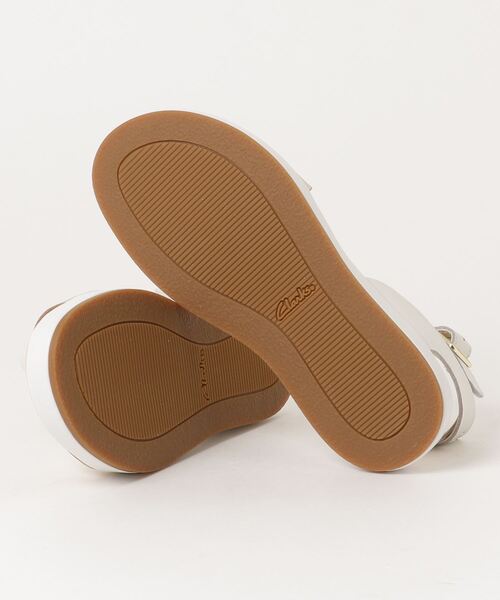 [Clarks] Flat сандалии UK3 "теплый" белый женский 
