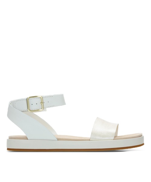 [Clarks] Flat сандалии UK3 "теплый" белый женский 