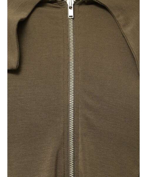 GYDA（ジェイダ） tシャツ フロントZIPクロスチョーカーショート