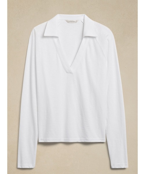 「BANANA REPUBLIC」 長袖カットソー S ブラック レディース