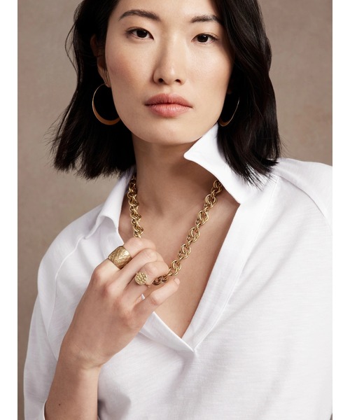「BANANA REPUBLIC」 長袖カットソー S ブラック レディース