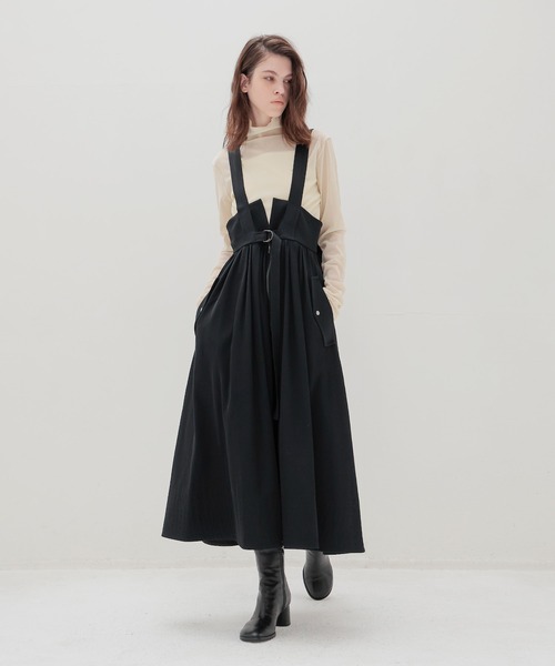 DRESSLAVE（ドレスレイブ） スカート belted jumper skirt(ベルト付き
