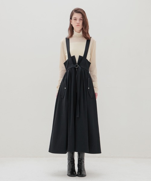 DRESSLAVE（ドレスレイブ） スカート belted jumper skirt(ベルト付き
