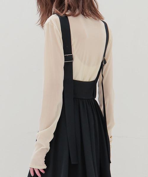 新品　DRESSLAVE ベルト付きジャンパースカート　38 新品 DRESSLAVE ベルト付きジャンパースカート 38