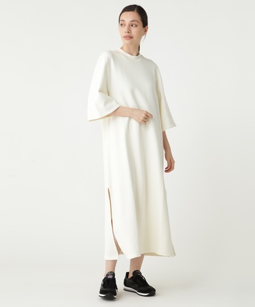 STUDIO NICHOLSON 「STUDIO NICHOLSON」 半袖ワンピース 2 アイボリー  