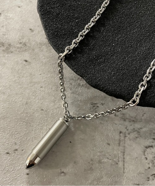 dropdead テディ ロゴ シルバー チェーンネックレス チャーム付き NUMBER (N)INE ネックレス Number LOGO PICK CHARM NECKLACE