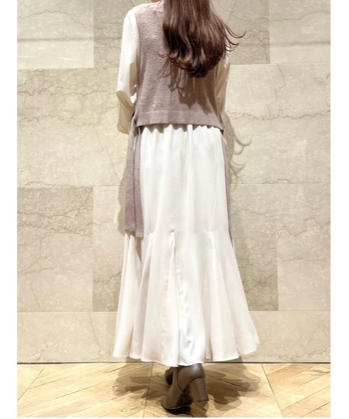 SNIDEL（スナイデル） 長袖ワンピース 0 ホワイト レディース