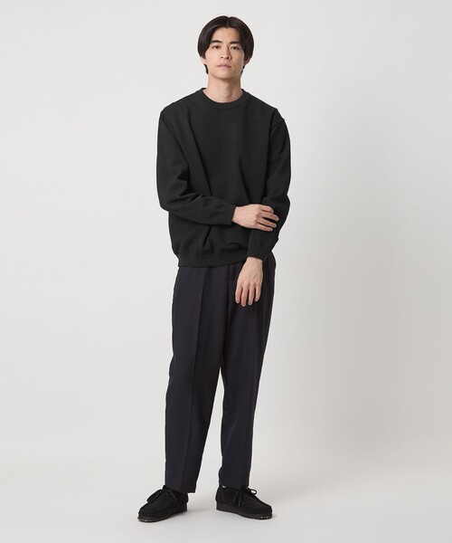 新品　レザレクション　ニット　セーター　ポリエステル　ブラック　Lサイズ green label relaxing（グリーンレーベルリラクシング） セーター