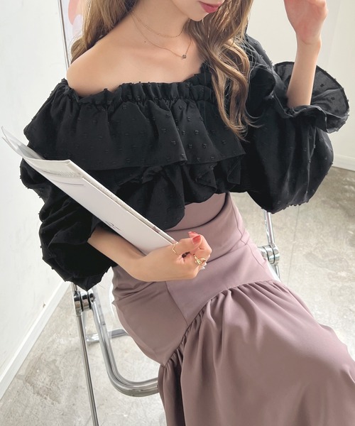 「Futier land」 長袖ブラウス FREE アイボリー レディース_画像9