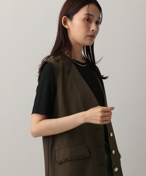 新品！！マチャット　machattエコレザーベスト　ブラウン TOPS | MACHATT ONLINE STORE