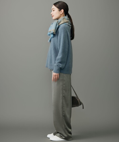 自由区（ジユウク） ニット セーター ヘアリーフォックスプルオーバー