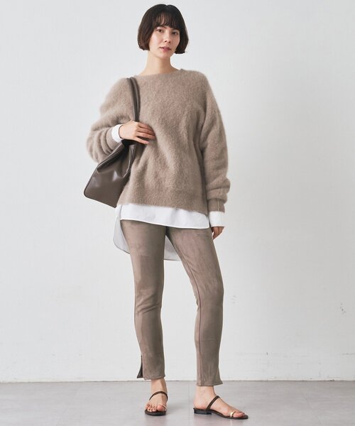 Whim Gazette ウィムガゼット　今期　レギンスZIP パンツ ウィムガゼット Whim Gazette レギンスZIPパンツ （black