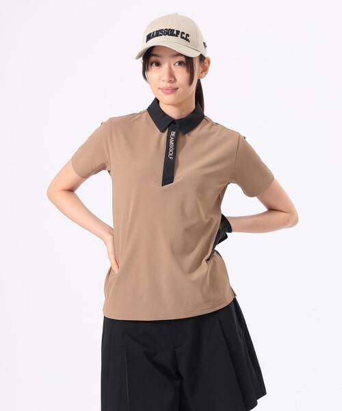 新品未使用 定価24200円 ビームスゴルフ ポロシャツORANGE LABEL BEAMS GOLF（ビームス ゴルフ） ポロシャツ ポロ ORANGE LABEL / 前立