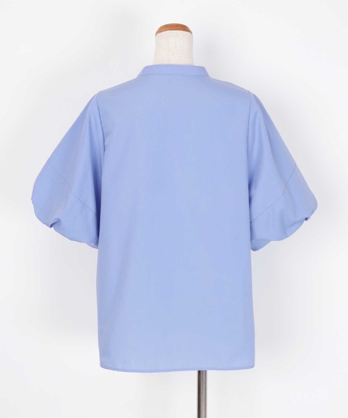 「ur's」 半袖ブラウス S ダークネイビー レディース_画像5