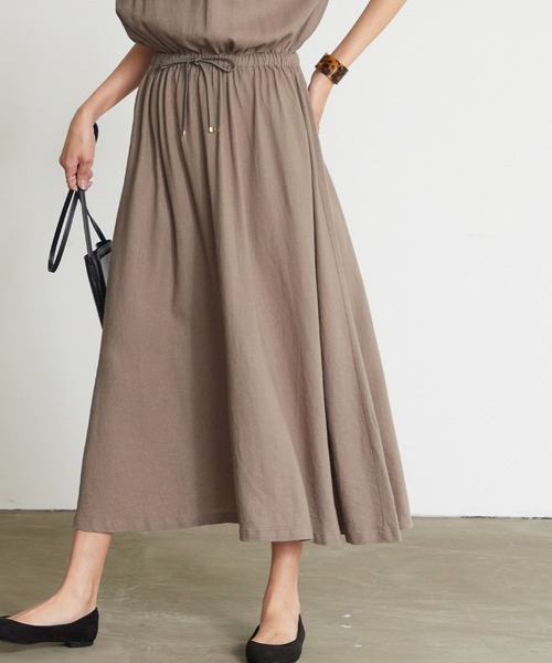 「OMNES」 ノースリーブワンピース FREE ブルー レディース_画像7