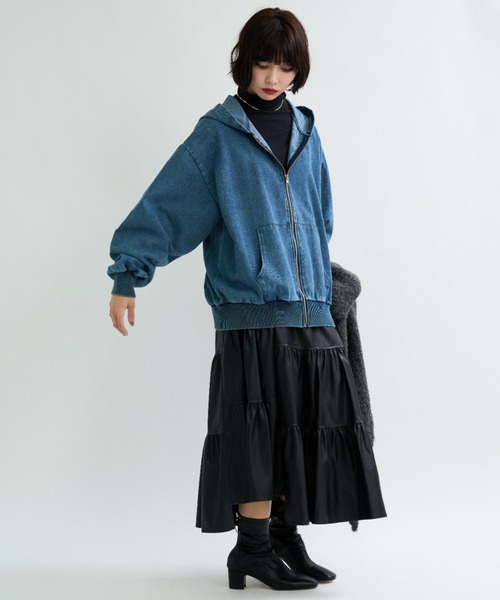 A.D.C.L. ブルゾン アウター 抜け感を演出！ヴィンテージ風フード