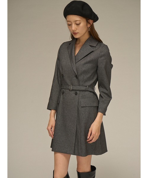 SNIDEL（スナイデル） シャツワンピース 0 ネイビー レディース