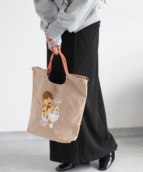 cepo（セポ） トートバッグ 「WEB限定」アニマル刺繍コードトート