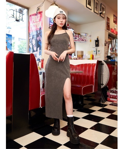 「Darich」 キャミソールワンピース FREE ピンク レディース_画像2