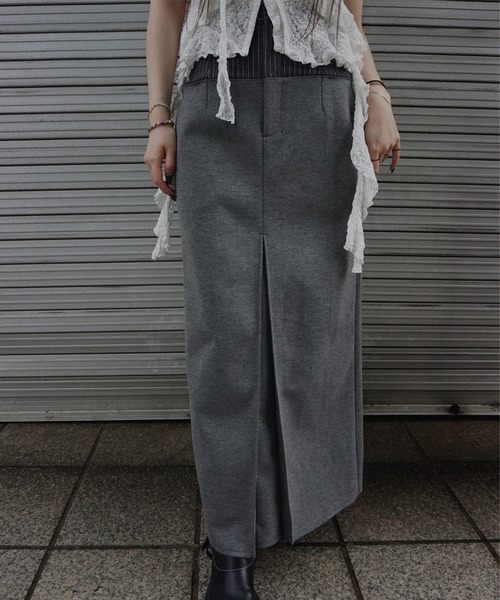 BONBOM×Ameri BONDING PENCIL SKIRT BONBOM（ボンボム） スカート BONBOM×Ameri BONDING PENCIL SKIRT