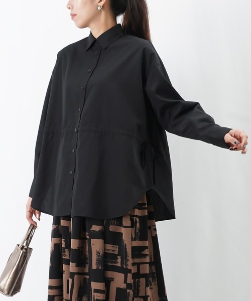 シャツ/ブラウス(長袖/七分) Katie HANGING ROCK blouse jacket 楽天市場】【 七分袖 開襟 】 ブラウス オフィス カッターシャツ