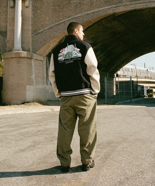 CAMBIO（カンビオ） スタジャン mj10045-Back Brushed Sweat Hooded Studium Jacket スタジャン メンズ : ZOZOTOWN Yahoo!店 - 通販 - Yahoo!ショッピング